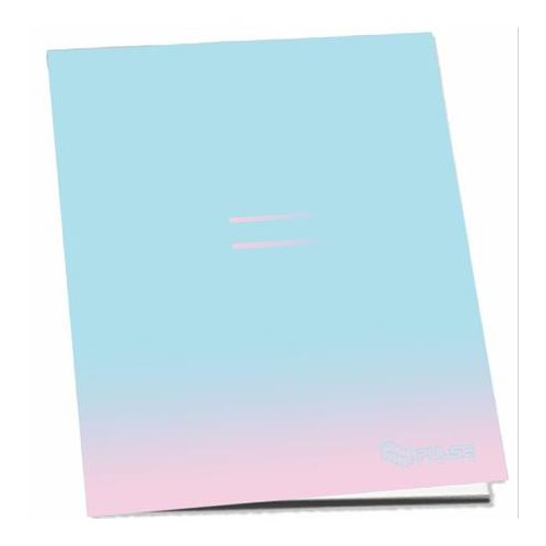 Füzet, tűzött, A4, vonalas, 52 lap, PULSE "Pastel Colours"
