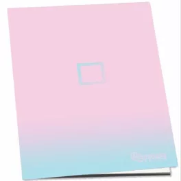   Füzet, tűzött, A4, kockás, 52 lap, PULSE "Pastel Colours"