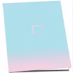 Füzet, tűzött, A5, kockás, 52 lap, PULSE "Pastel Colours"