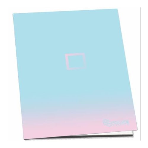 Füzet, tűzött, A5, kockás, 52 lap, PULSE "Pastel Colours"