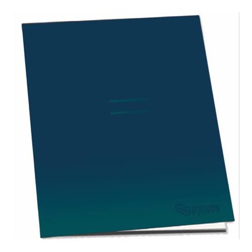 Füzet, tűzött, A5, vonalas, 52 lap, PULSE "Dark Colours"