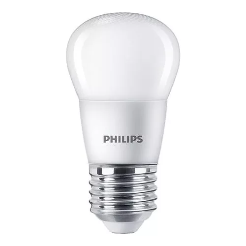 LED izzó, E27, kisgömb, P45, 5W, 470lm, 2700K, PHILIPS "CorePro"