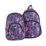 Hátizsák, 2in1, notebook tartóval és audió csatlakozóval, PULSE "Teens Pink Ice"