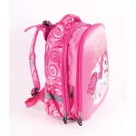 Hátizsák, anatómiai, PULSE "Anatomic Cube Pink Magic", rózsaszín