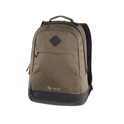Hátizsák, notebook tartóval, PULSE "Bicolor Olive", zöld