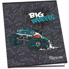   Füzet, tűzött, A5, kockás, 52 lap, PULSE "Boys"