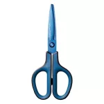 Olló, általános, 17,5 cm, PLUS "Fitcut Curve Premium", diplomatakék