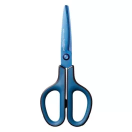   Olló, általános, 17,5 cm, PLUS "Fitcut Curve Premium", diplomatakék