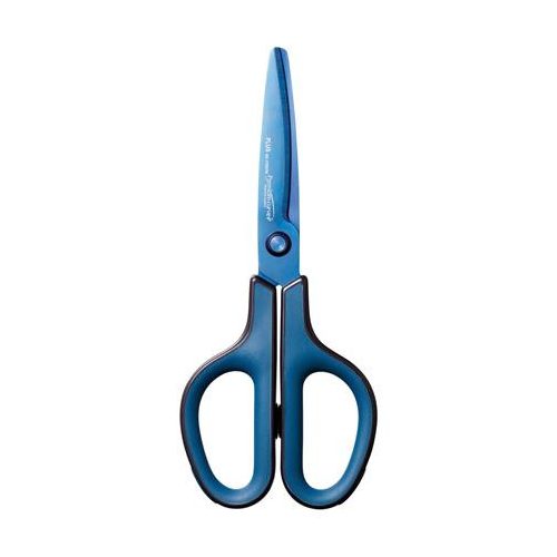 Olló, általános, 17,5 cm, PLUS "Fitcut Curve Premium", diplomatakék