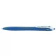 Golyóstoll, 0,27 mm, nyomógombos, PILOT "Rexgrip", kék
