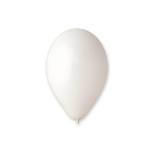 Léggömb, 30 cm, fehér