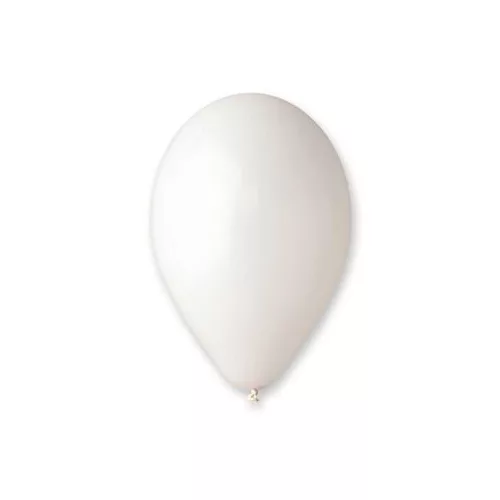 Léggömb, 30 cm, fehér