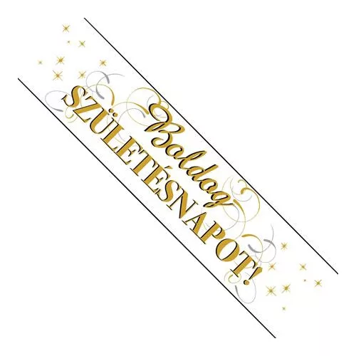 Vállszalag,"Boldog Születésnapot" elegáns