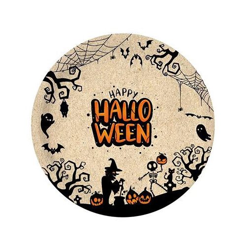 Tányér, papír, 23 cm, "Halloween"