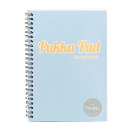   Spirálfüzet, A5, vonalas, 100 lap, PUKKA PAD "Pastel Jotta Pad", vegyes szín