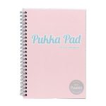 Spirálfüzet, A5, vonalas, 100 lap, PUKKA PAD "Pastel Jotta Pad", vegyes szín