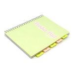 Spirálfüzet, A4, vonalas, 100 lap, PUKKA PAD "Pastel project book", vegyes szín