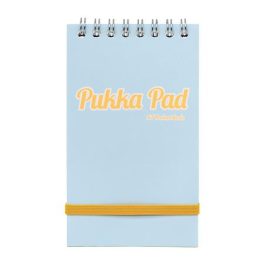   Jegyzetfüzet, A7, vonalas, 50 lap, PUKKA PAD "Pastel", vegyes színek