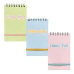 Jegyzetfüzet, A7, vonalas, 50 lap, PUKKA PAD "Pastel", vegyes színek