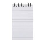 Jegyzetfüzet, A7, spirálozott, vonalas, 50 lap, PUKKA PAD "Metallic Pocket Book", vegyes színek