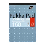 Jegyzetfüzet, A5, vonalas, 80 lap, PUKKA PAD "Metallic Writing Book", vegyes színek