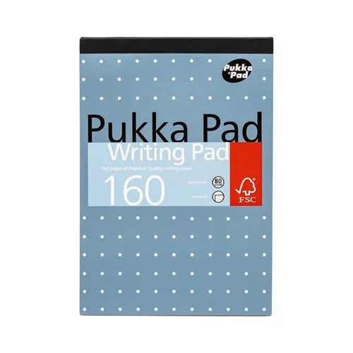 Jegyzetfüzet, A5, vonalas, 80 lap, PUKKA PAD "Metallic Writing Book", vegyes színek