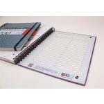 Spirálfüzet, A4+, vonalas, 100 lap, PUKKA PAD "Metallic Project Book", vegyes szín