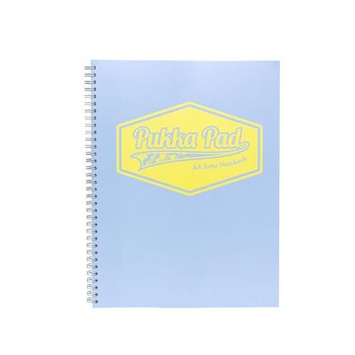 Spirálfüzet, A4, vonalas, 100 lap, PUKKA PAD "Pastel Jotta Pad", vegyes szín