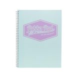 Spirálfüzet, A4, vonalas, 100 lap, PUKKA PAD "Pastel Jotta Pad", vegyes szín