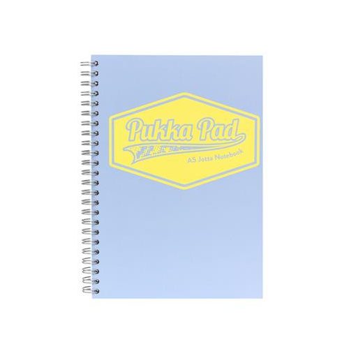 Spirálfüzet, A5, vonalas, 100 lap, PUKKA PAD "Pastel Jotta Pad", vegyes szín