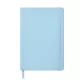 Jegyzetfüzet, A5, puhafedeles, PUKKA PAD "Sky Blue", vegyes minta