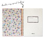 Spirálfüzet, B5, vonalas, 80 lap, FSC, PUKKA PAD "Carpe Diem", rózsaszín kockás