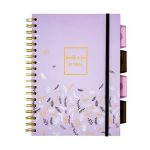 Spirálfüzet, B5, vonalas, 100 lap, PUKKA PAD "Rochelle & Jess Project Book", vegyes szín