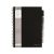 Spirálfüzet, A4, vonalas, 125 lap, PUKKA PAD "Black project book", fekete