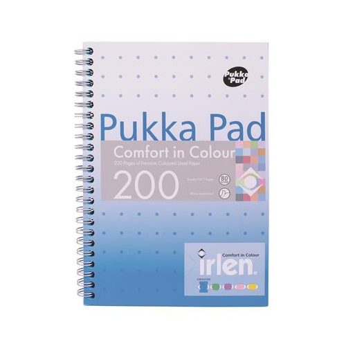 Spirálfüzet, A5, vonalas, 100 lap, PUKKA PAD "Irlen Jotta Turquise"