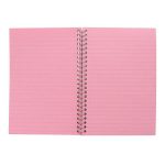 Spirálfüzet, A5, vonalas, 100 lap, PUKKA PAD "Irlen Jotta Rose"