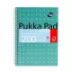 Spirálfüzet, A5, kockás, 100 lap, PUKKA PAD, "Metallic Jotta"