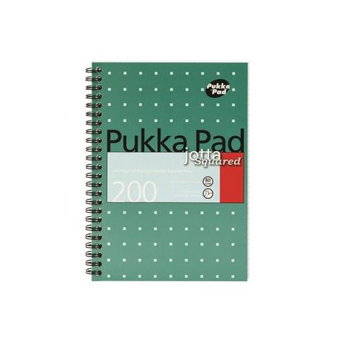 Spirálfüzet, A5, vonalas, 100 lap, PUKKA PAD, "Metallic Jotta"