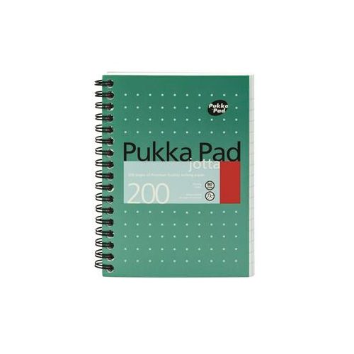 Spirálfüzet, A6, vonalas, 100 lap, PUKKA PAD, "Metallic Jotta"
