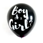 Léggömb, 91 cm, PUKKA PAD "Boy or a Girl", konfettivel