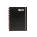 Spirálfüzet, A4+, vonalas, 100 lap, PUKKA PAD, "Neon notepad"