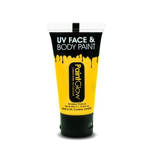 Arc- testfesték, UV fényben fluoreszkáló, 50 ml, neon sárga