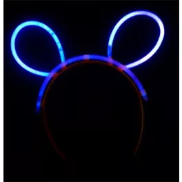 Fejpánt, sötétben világító, műanyag, neon színek