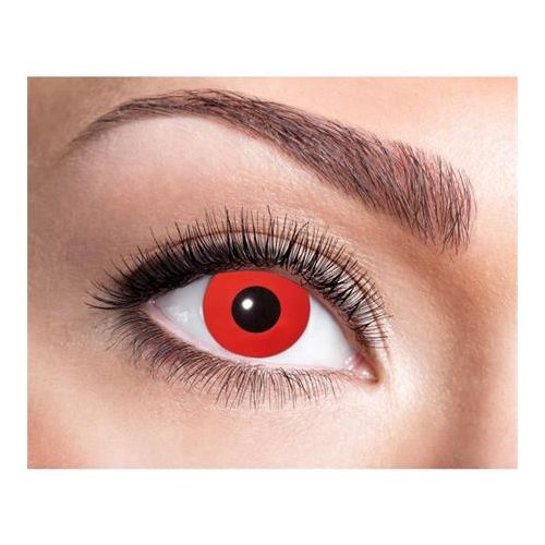 Kontaktlencse, 1 hetes, "Red Devil"