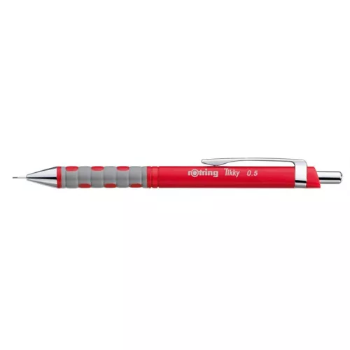 Nyomósirón, 0,5 mm, ROTRING "Tikky", piros