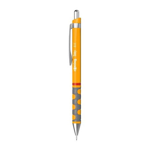 Nyomósirón, 0,5 mm, ROTRING "Tikky", narancssárga