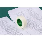 Ragasztószalag, írható, 19 mm x 33 m, APLI "Invisible", átlátszó