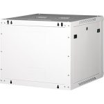 Rack szekrény, fali, 19", 9U, lapraszerelt, LANDE "PROlineB", szürke