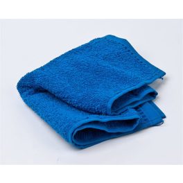 Pamut törölköző, 30x50 cm, középkék