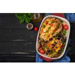 Sütőtál, téglalap, 38,6x23x6,6, 2,35L, RESTO "Fornax 96113", piros